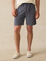 Cabana Towel Terry Sweatshort - Eastern Storm
