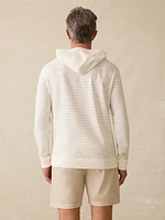 Sunwashed Slub Hoodie - Ivory Rock Stripe