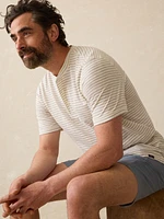 Short-Sleeve Sunwashed Henley