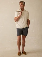 Short-Sleeve Sunwashed Henley - Island Dune Heather