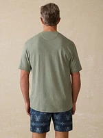 Short-Sleeve Sunwashed Henley - Sage Creek
