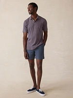 Sunwashed T-Shirt Polo - Sea Fire Stripe