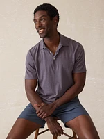 Sunwashed T-Shirt Polo - Sea Fire Stripe