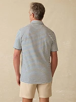 Sunwashed T-Shirt Polo - Ivory Breton Stripe
