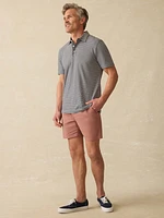 Sunwashed T-Shirt Polo - Ocean Stone Stripe