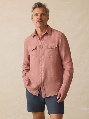 Irish Linen Safari Shirt
