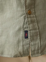 Irish Linen Safari Shirt - Sage Creek