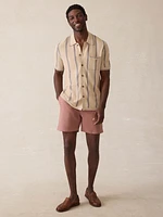Short-Sleeve Sweater Shirt - Summit Creek Stripe