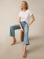 Stretch Terry Patch Pocket Ankle Pant