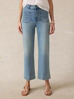 Stretch Terry Patch Pocket Ankle Pant
