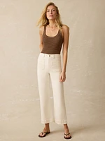 Featherweight Freestyle Tank - Cocoa Stripe