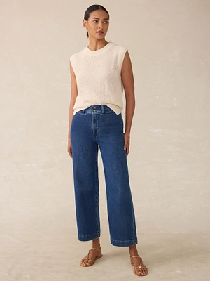 Stretch Terry Harbor Ankle Pant