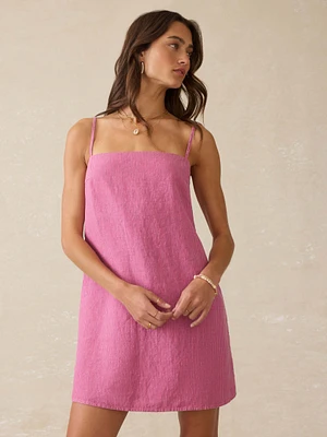 Byron Bay Dress - Ibis Rose Stripe