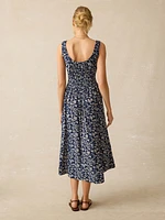 Sunseeker Dress - Juniper Ikat Floral