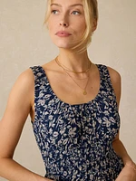 Sunseeker Dress - Juniper Ikat Floral