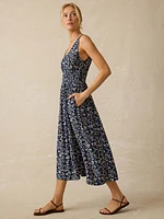 Sunseeker Dress - Juniper Ikat Floral