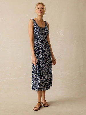 Sunseeker Dress - Juniper Ikat Floral