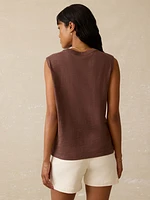 Sunwashed Slub Muscle Tank