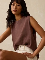 Sunwashed Slub Muscle Tank