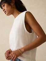 Sunwashed Slub Muscle Tank