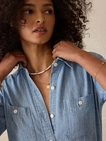 Tried & True Chambray Shirt - Mid Wash