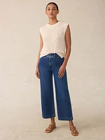 Miramar Linen Sweater Tank - Summer Sand