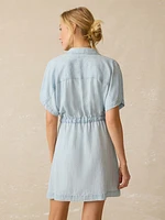 Tried & True Oakley Dress - Arctic Sea Wash