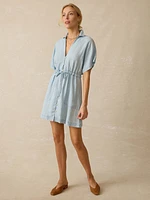 Tried & True Oakley Dress - Arctic Sea Wash