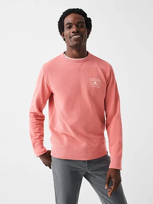 Charleston Long-Sleeve Terry Crewneck - Faded Flag