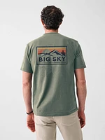 Big Sky Short-Sleeve Crew Tshirt