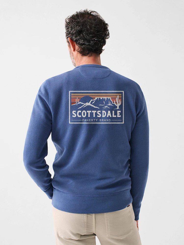 Scottsdale Long-Sleeve Terry Crewneck