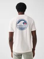 Nantucket Short-Sleeve Crew T-Shirt - White