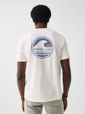 Spring Lake Short-Sleeve Crew T-Shirt - White
