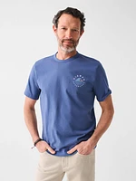 Kiawah Short-Sleeve Crew Tshirt - Faded Navy