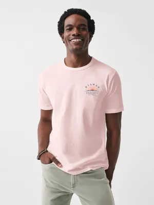 Kiawah Short-Sleeve Crew T-Shirt - Pink Pearl