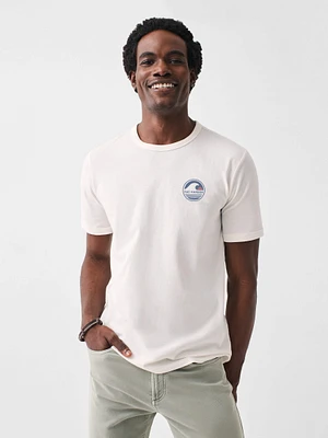 Sag Short-Sleeve Crew Tshirt - White