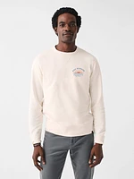 Sag Harbor Long-Sleeve Terry Crewneck - Solar White