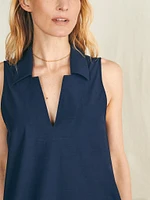 All Day Polo Dress - Navy Blazer