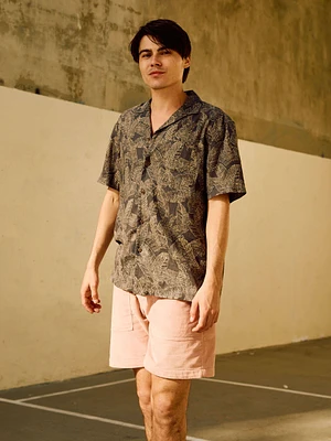 Corduroy Drawstring Utility Short