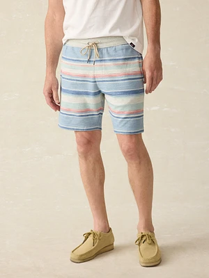 Whitewater Stripe Sweatshort - Pacific Rise