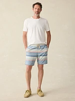 Whitewater Stripe Sweatshort - Pacific Rise