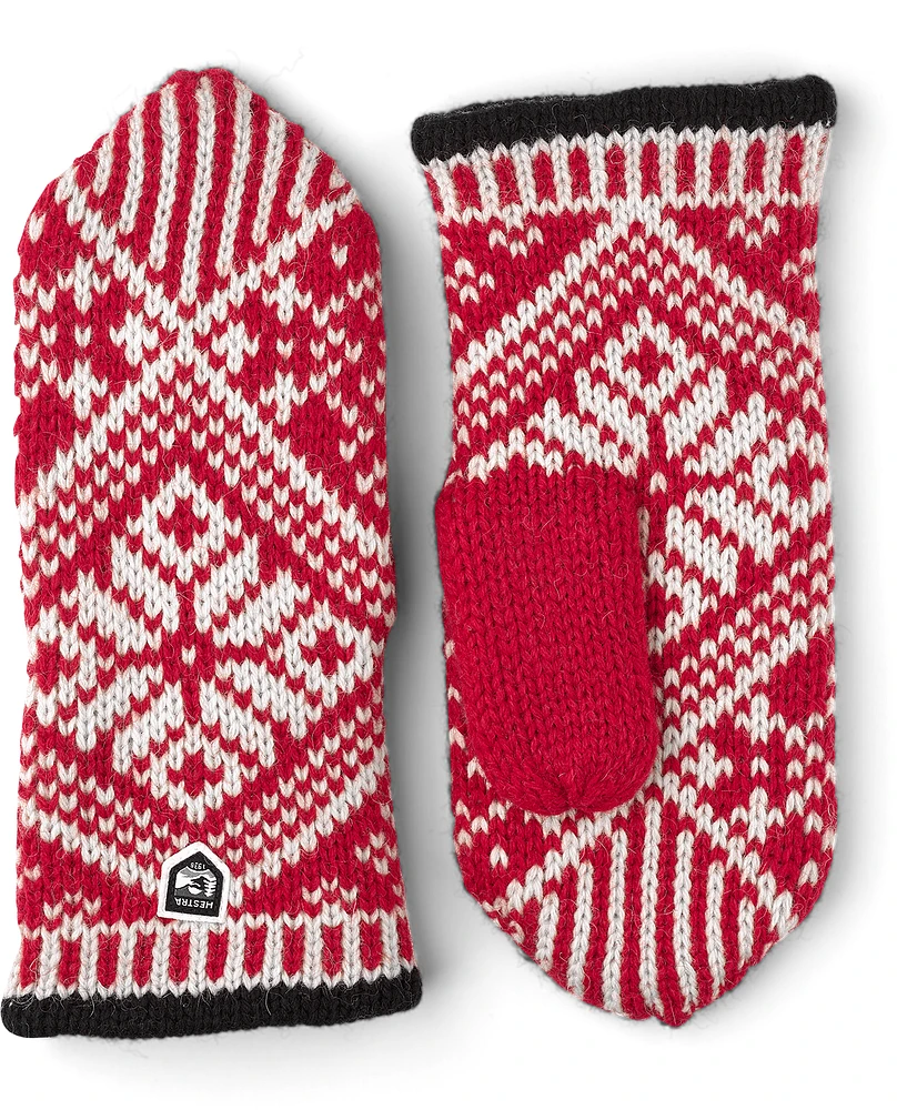 Hestra Nordic Wool Mit - Red