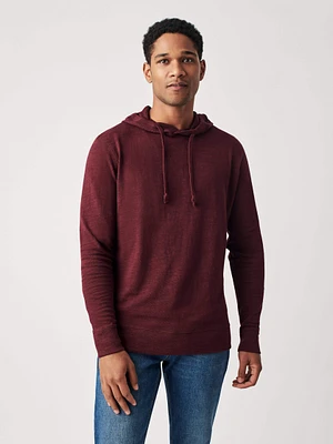 Sunwashed Slub Hoodie - Vineyard Wine