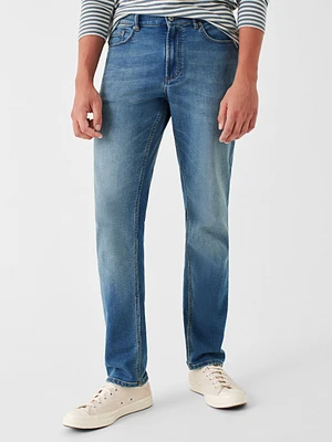 Stretch Terry Indigo 5-Pocket Pant (32" Inseam) - Easton Wash