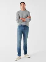 Stretch Terry Indigo 5-Pocket Pant (32" Inseam) - Easton Wash