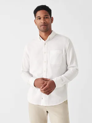 Stretch Oxford Shirt (Tall) - White