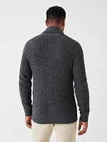 Marled Cotton Cardigan