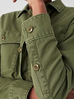 Savannah Cotton Overshirt - Fatigue