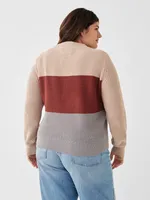 Cozy Cotton Crew - Autumn Colorblock