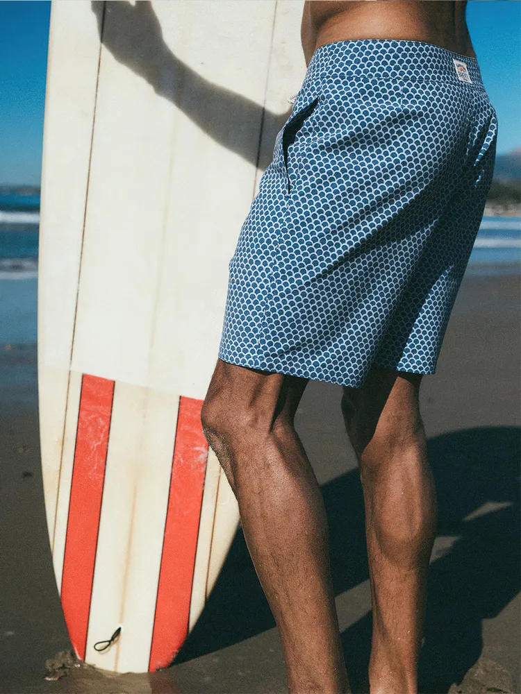 Classic Boardshort (7" Inseam) - Fishscale Batik